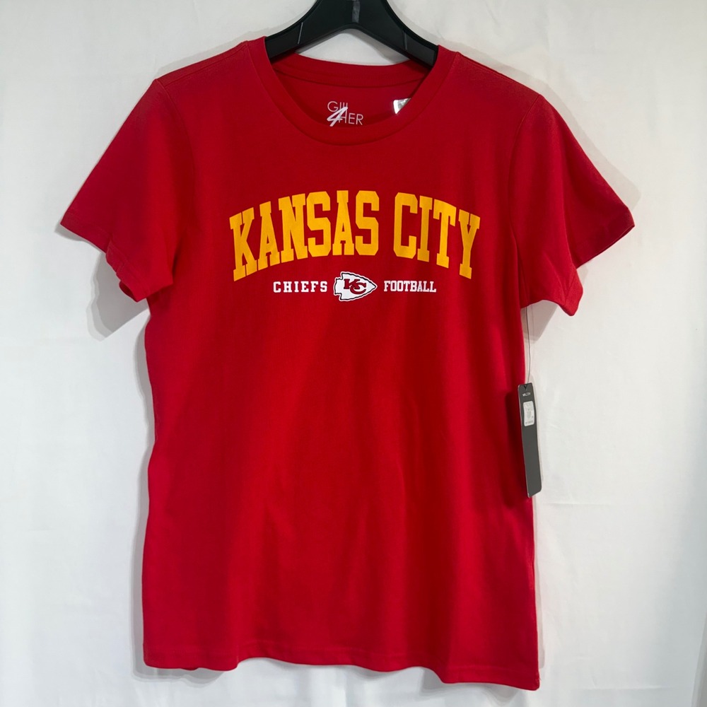 Kansas City Chiefs G-III 4Her by Carl Banks NFL Red T-Shirt‎ Womens Medium NEW